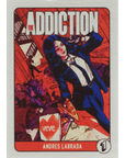 Andres Labrada's The Addiction/Veve Red Metallic Card