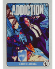 Andres Labrada's The Addiction/Veve Blue Metallic Card
